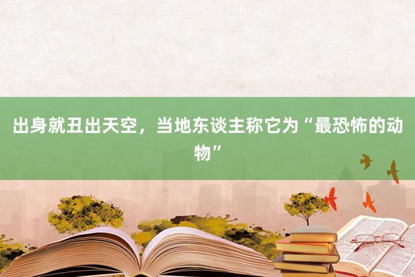 出身就丑出天空，当地东谈主称它为“最恐怖的动物”